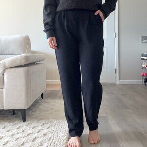 St John Basics Black Knit Lounge Pant